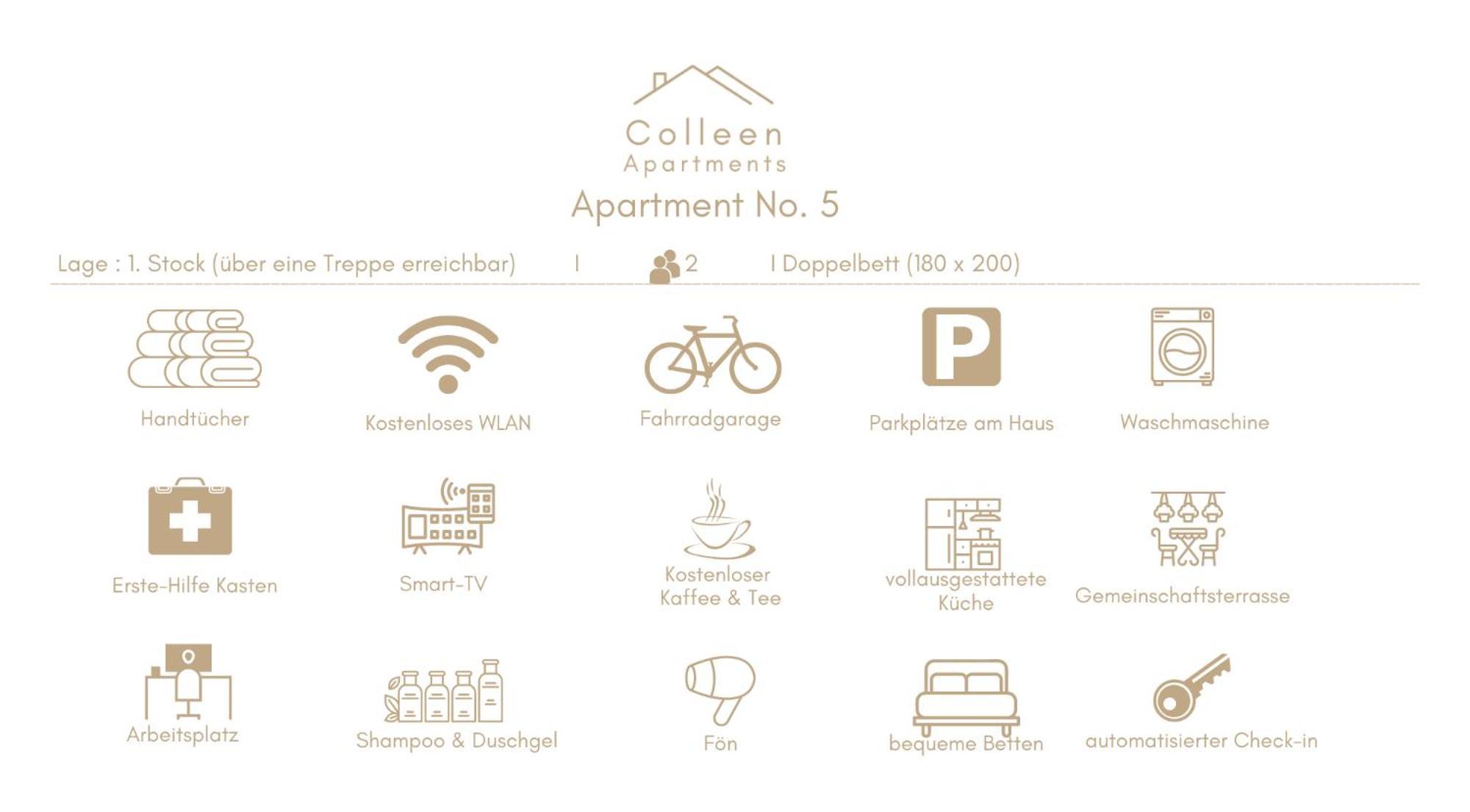 Colleen Apartments - Minden, Hermannstrasse Rum bild