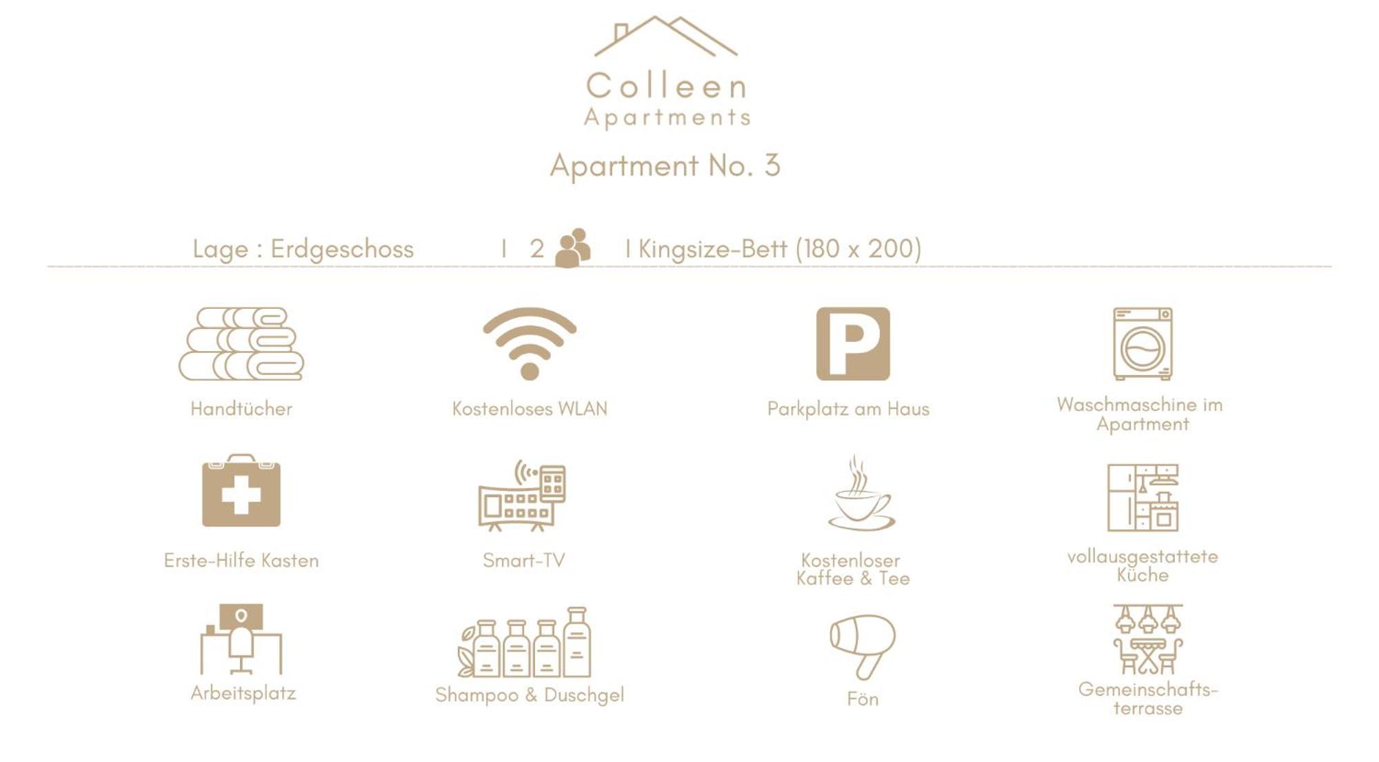 Colleen Apartments - Minden, Hermannstrasse Rum bild